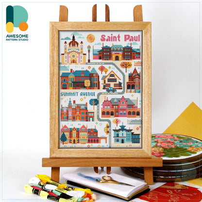 Counted Cross Stitch Kit by Awesome Pattern Studio